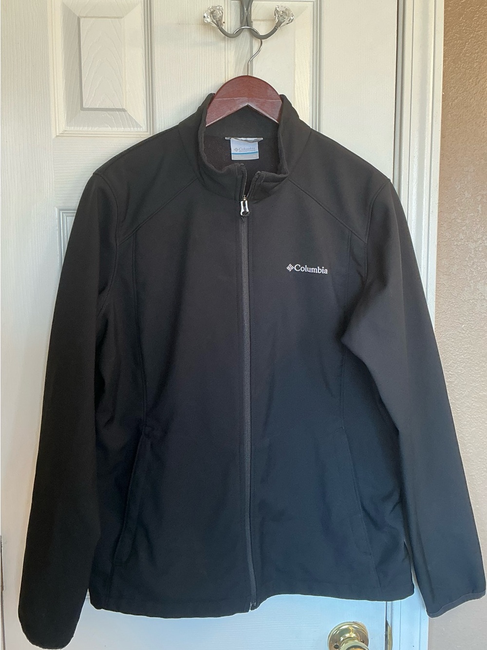 Columbia Kruser Ridge II Softshell Jacket Black Women's Size XL Full Zip